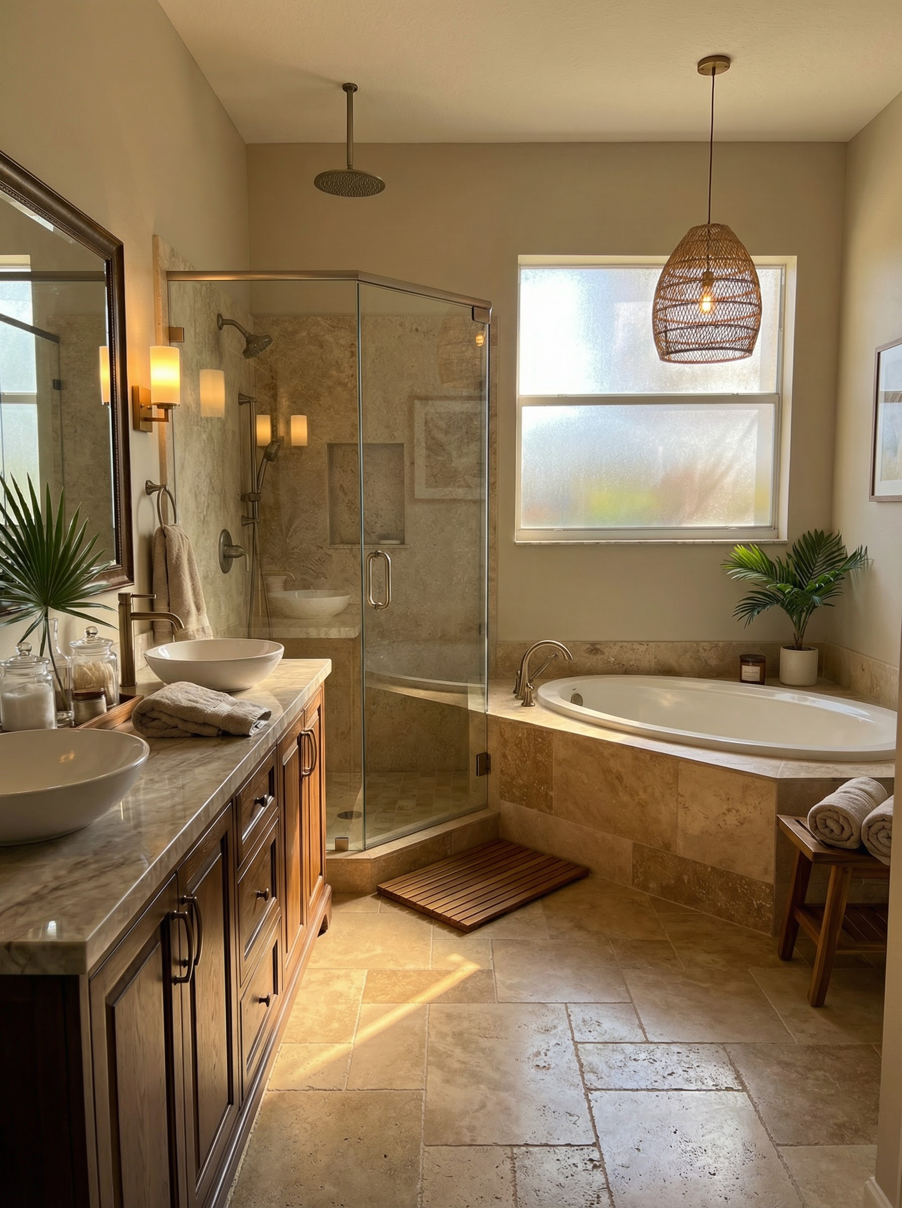 Resort Style Bathroom