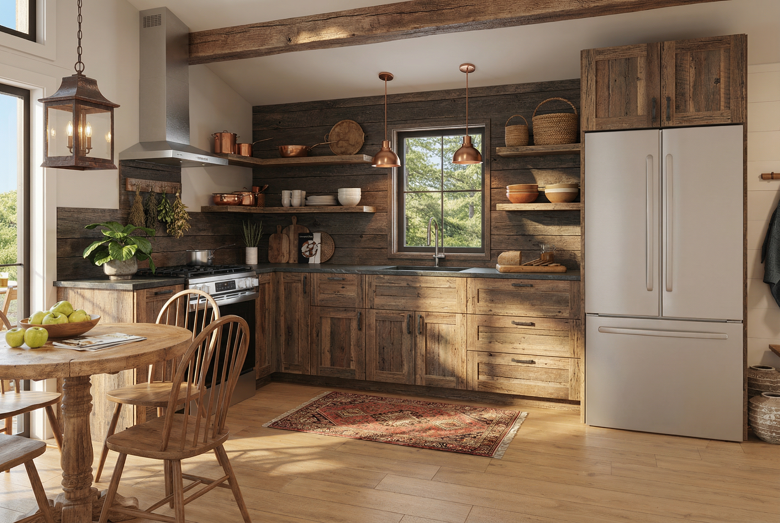 Rustic Breakfast Nook
