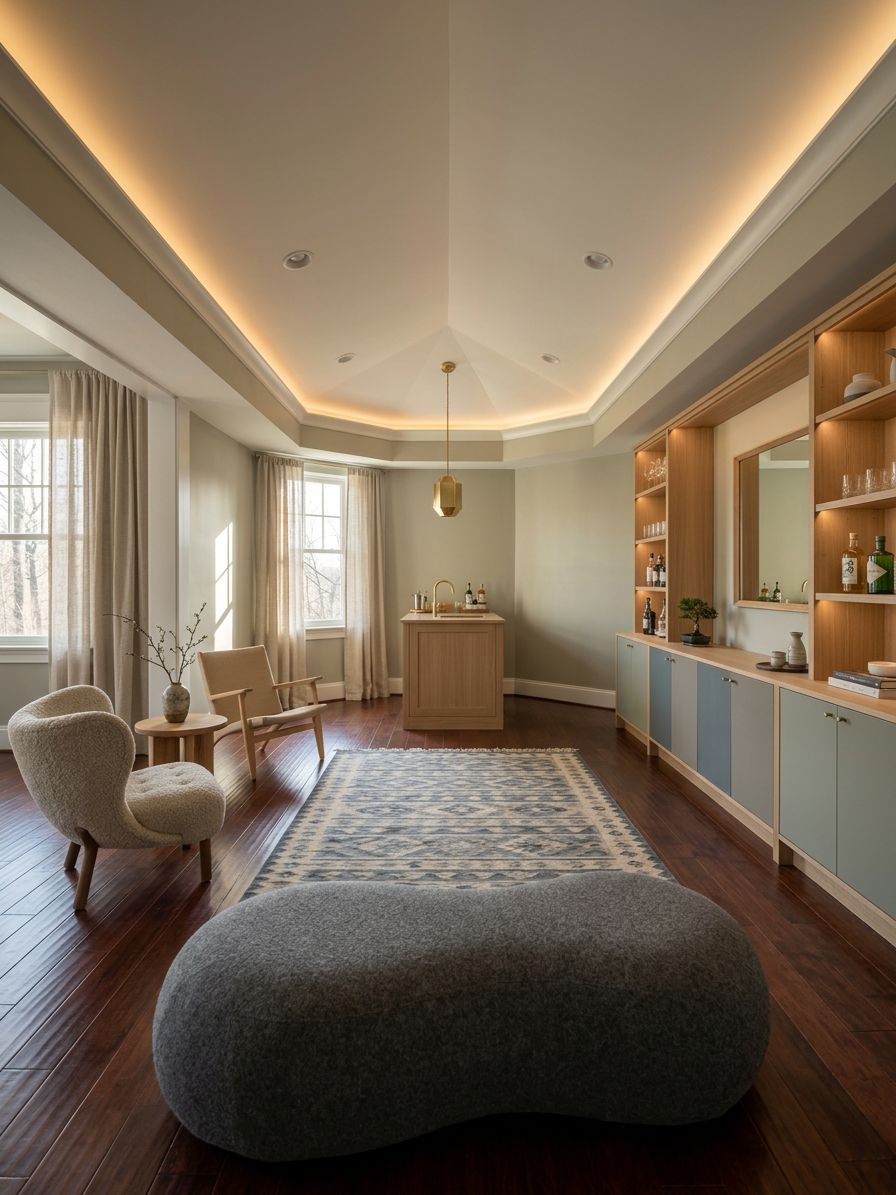 Scandinavian Bar Area
