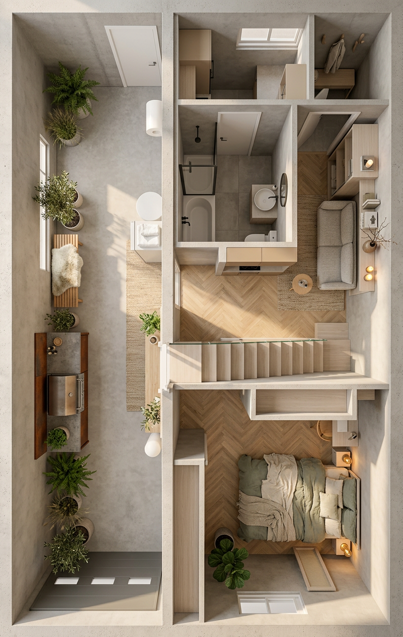Scandinavian Family Room