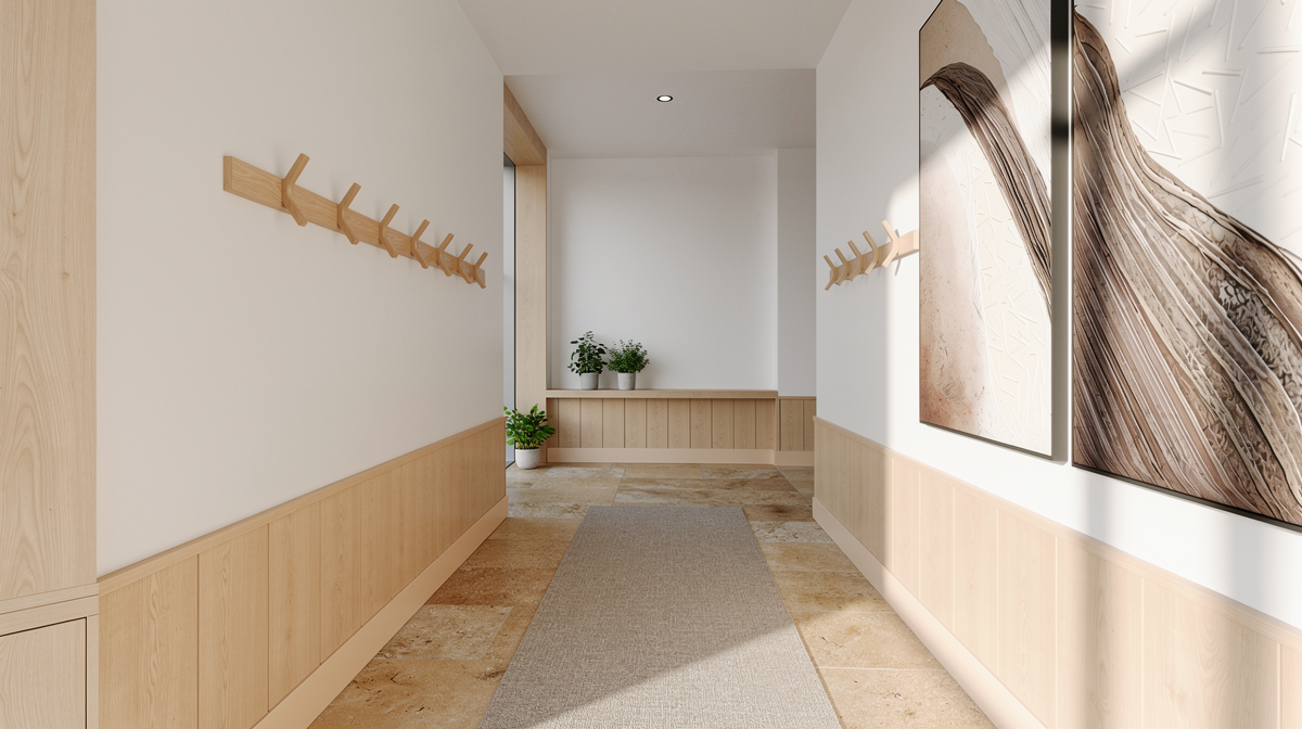 Scandinavian Hallway
