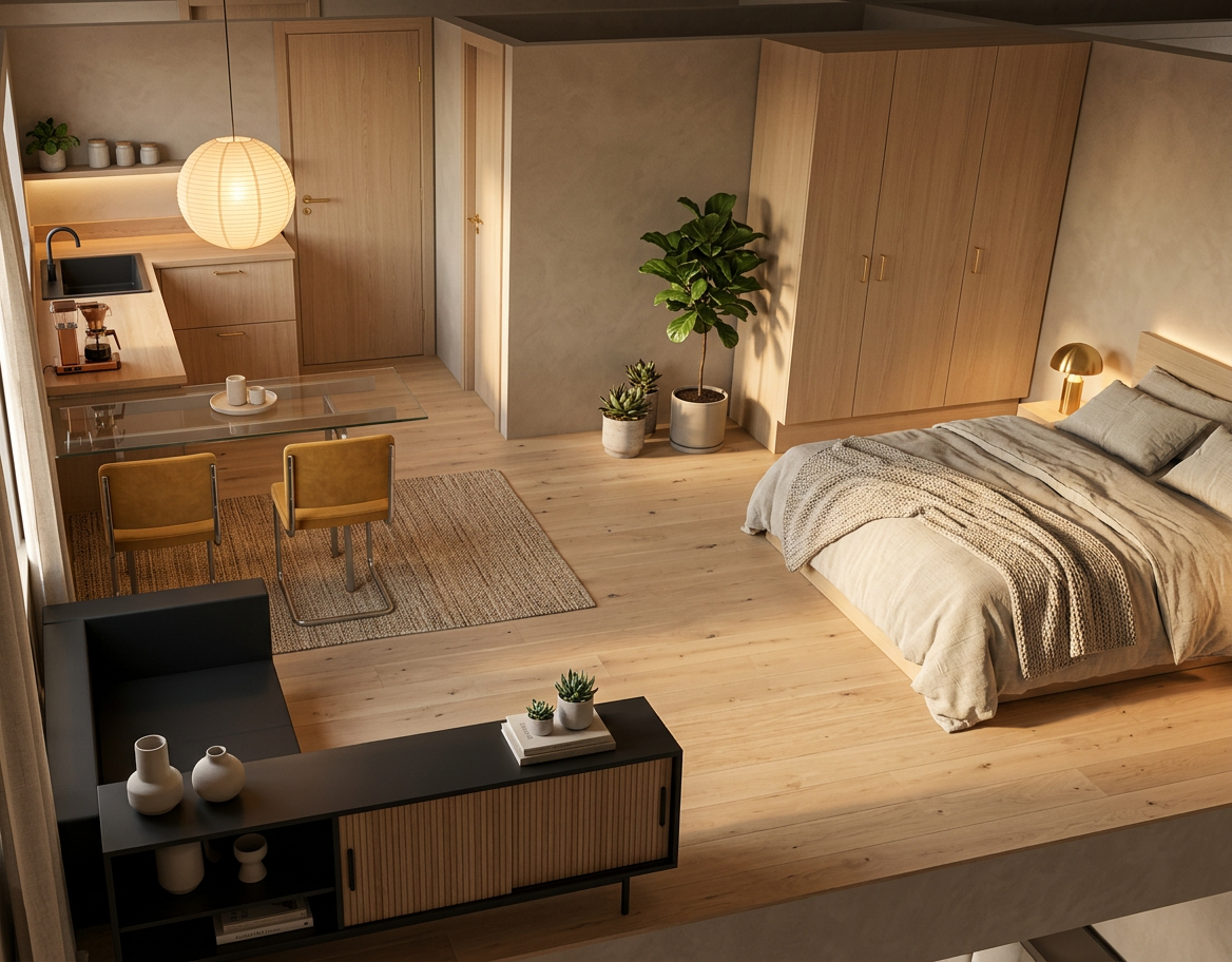 Scandinavian Loft Space