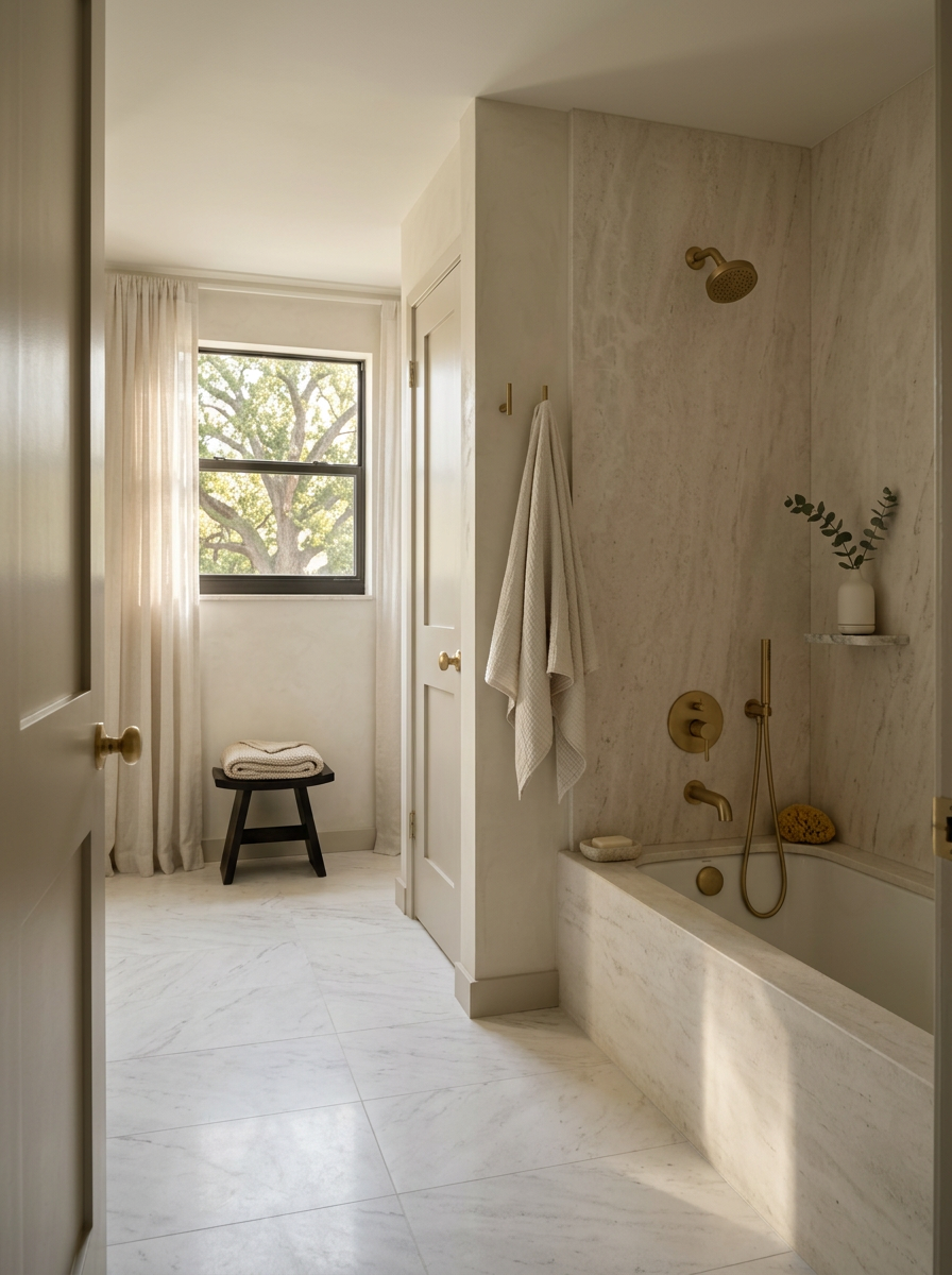 Soft Minimalism Bathroom