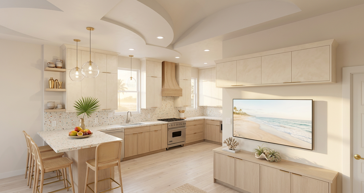 South Beach Modern Kitchen