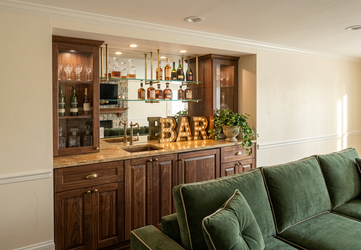 Traditional Basement