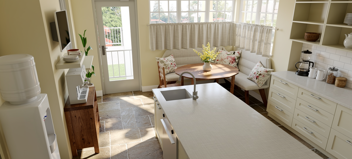 Traditional Breakfast Nook