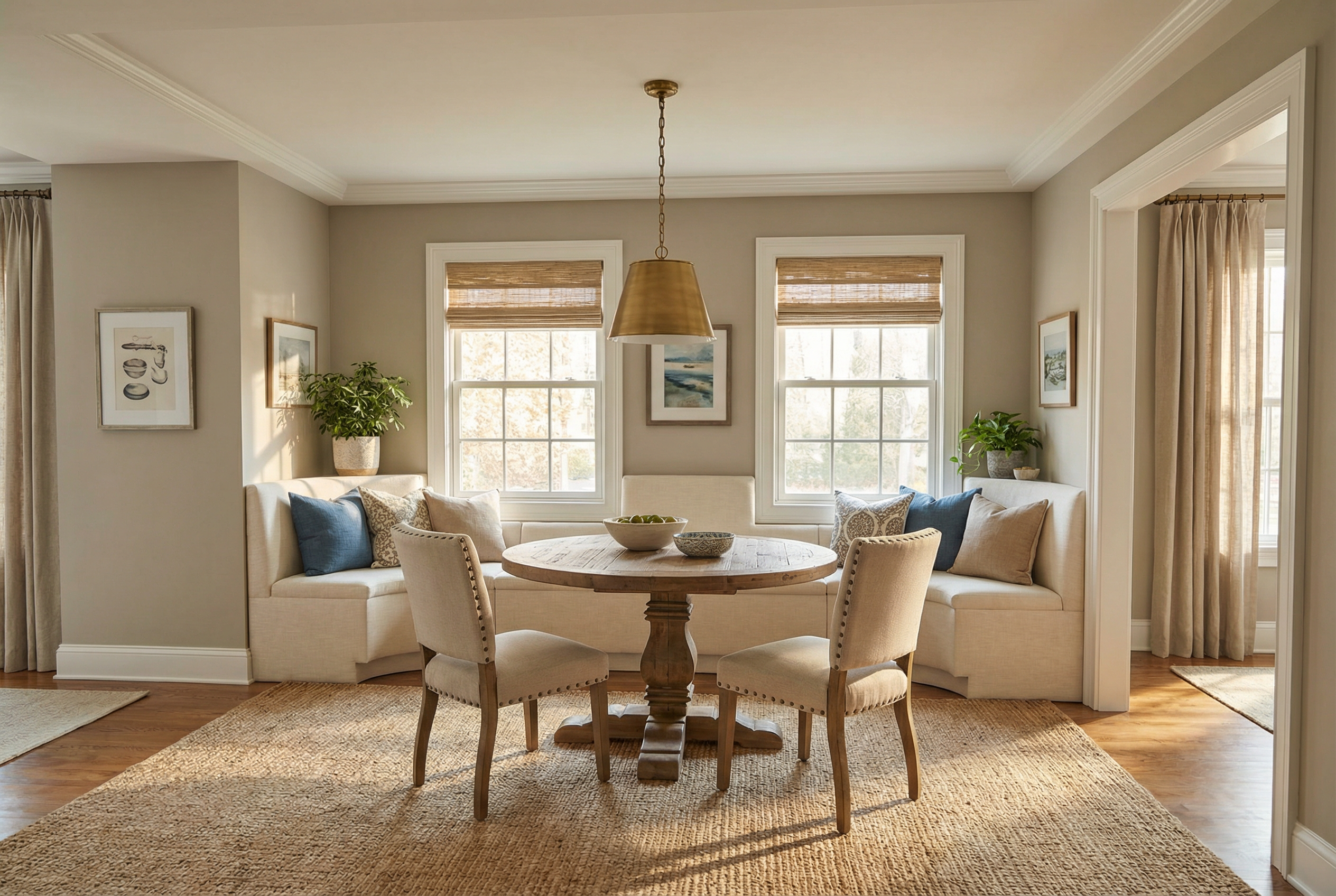 Transitional Breakfast Nook