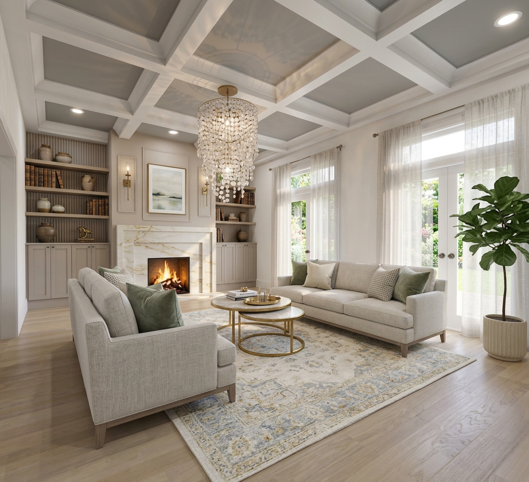 Transitional Sitting Room