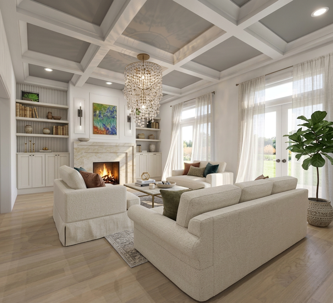 Transitional Sitting Room