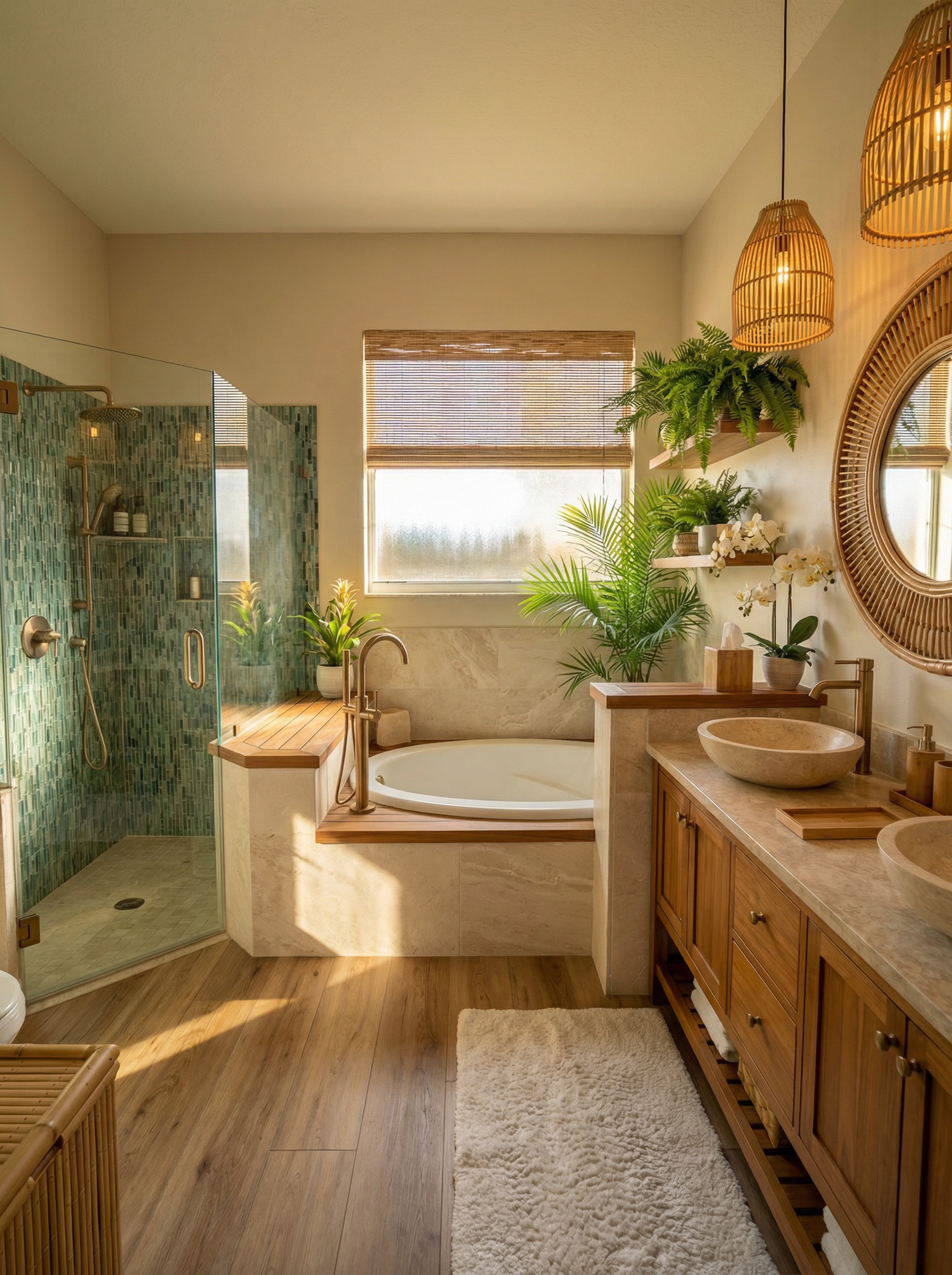 Tropical Bathroom
