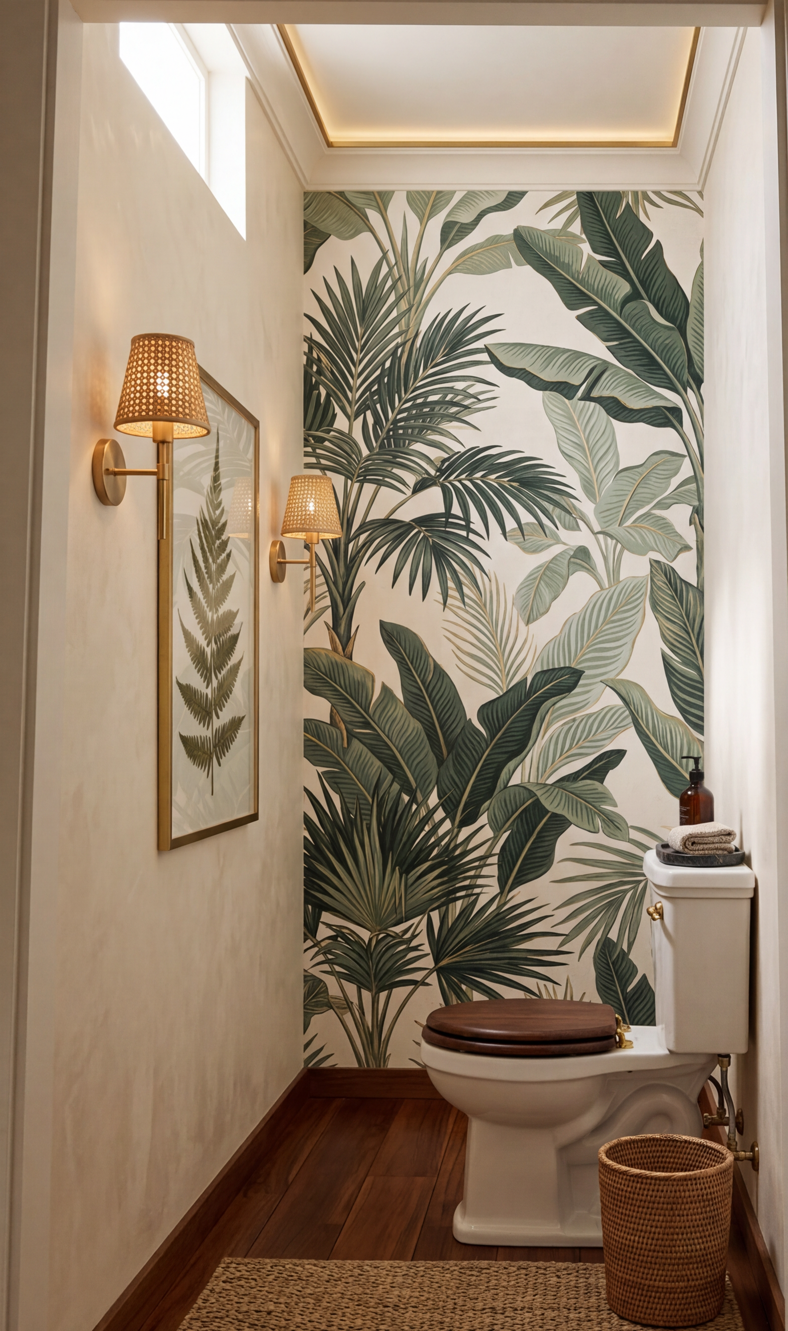 Tropical Powder Room