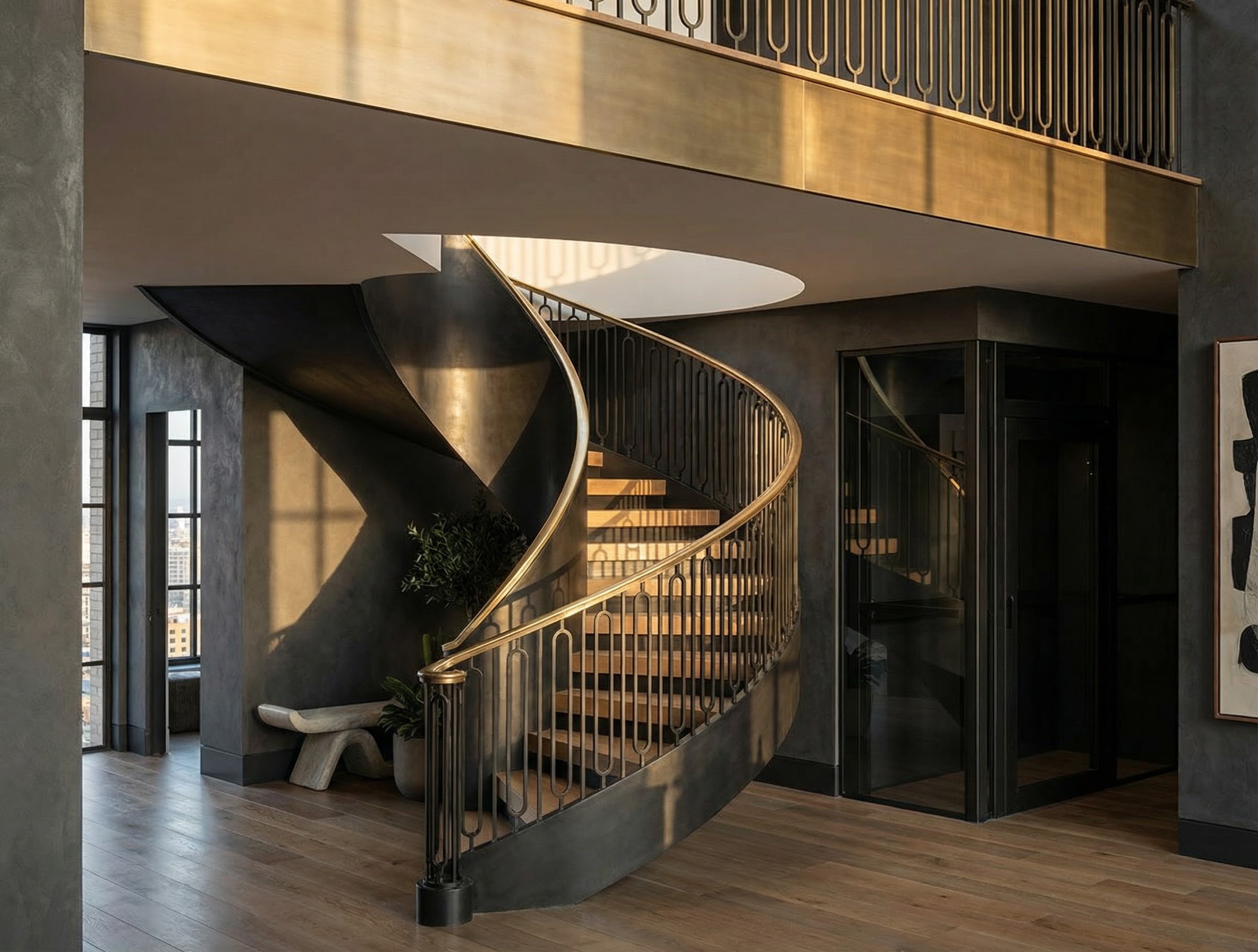 Urban Contemporary Staircase