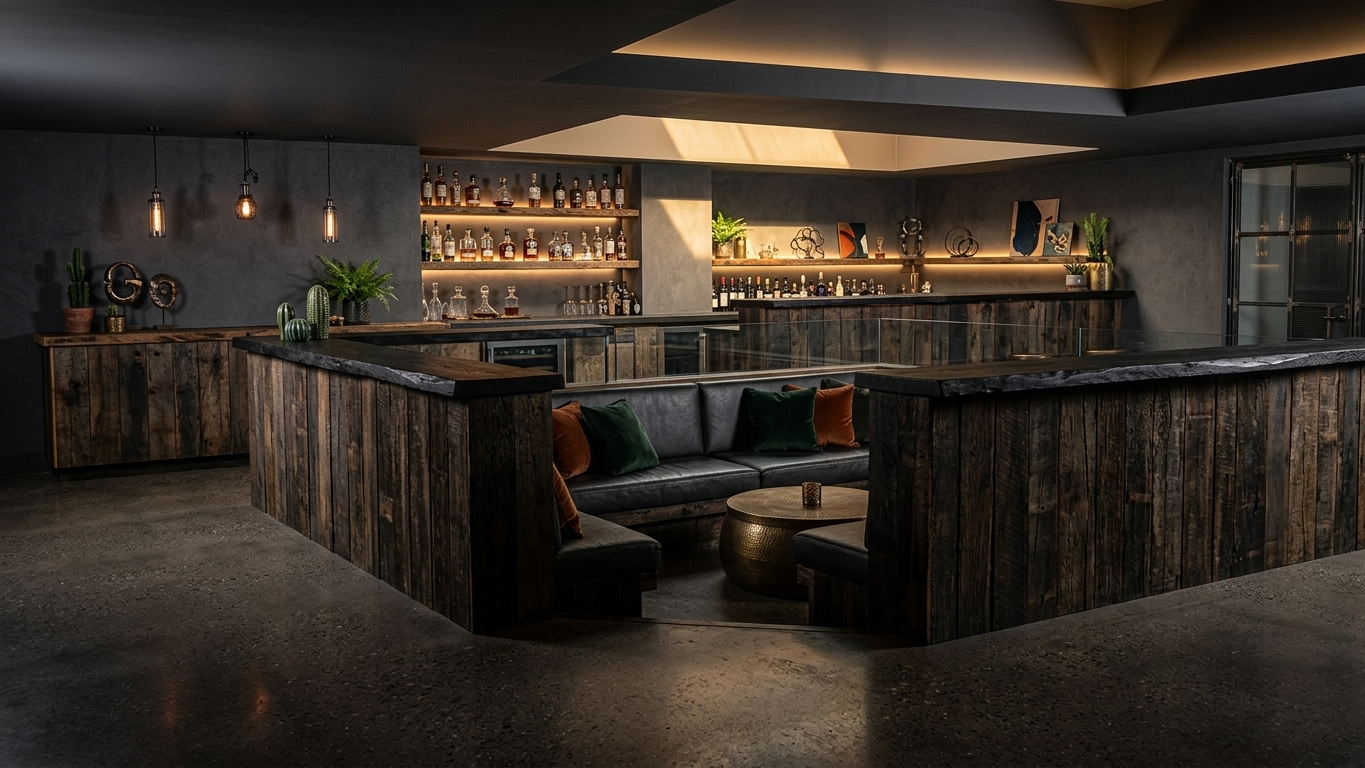 Urban Modern Bar Area