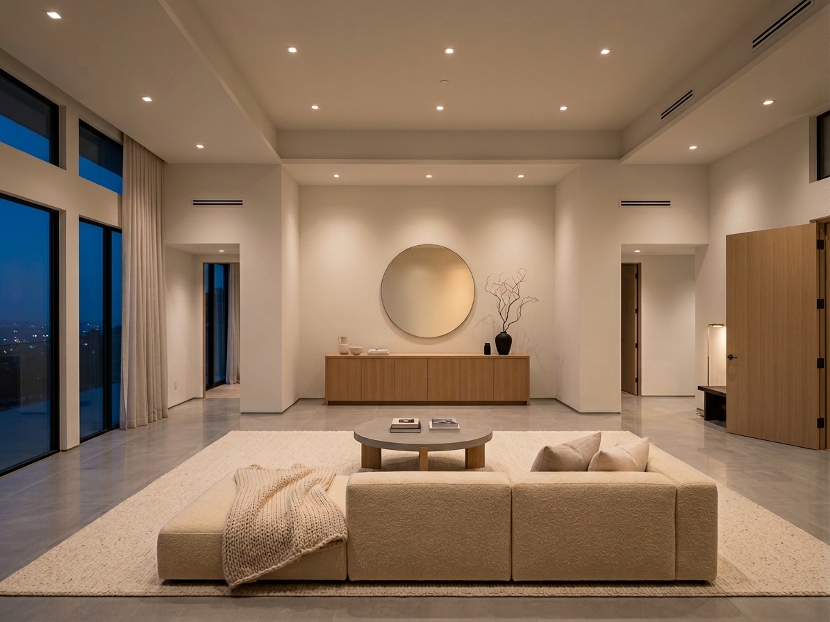 Minimalist Family Room
