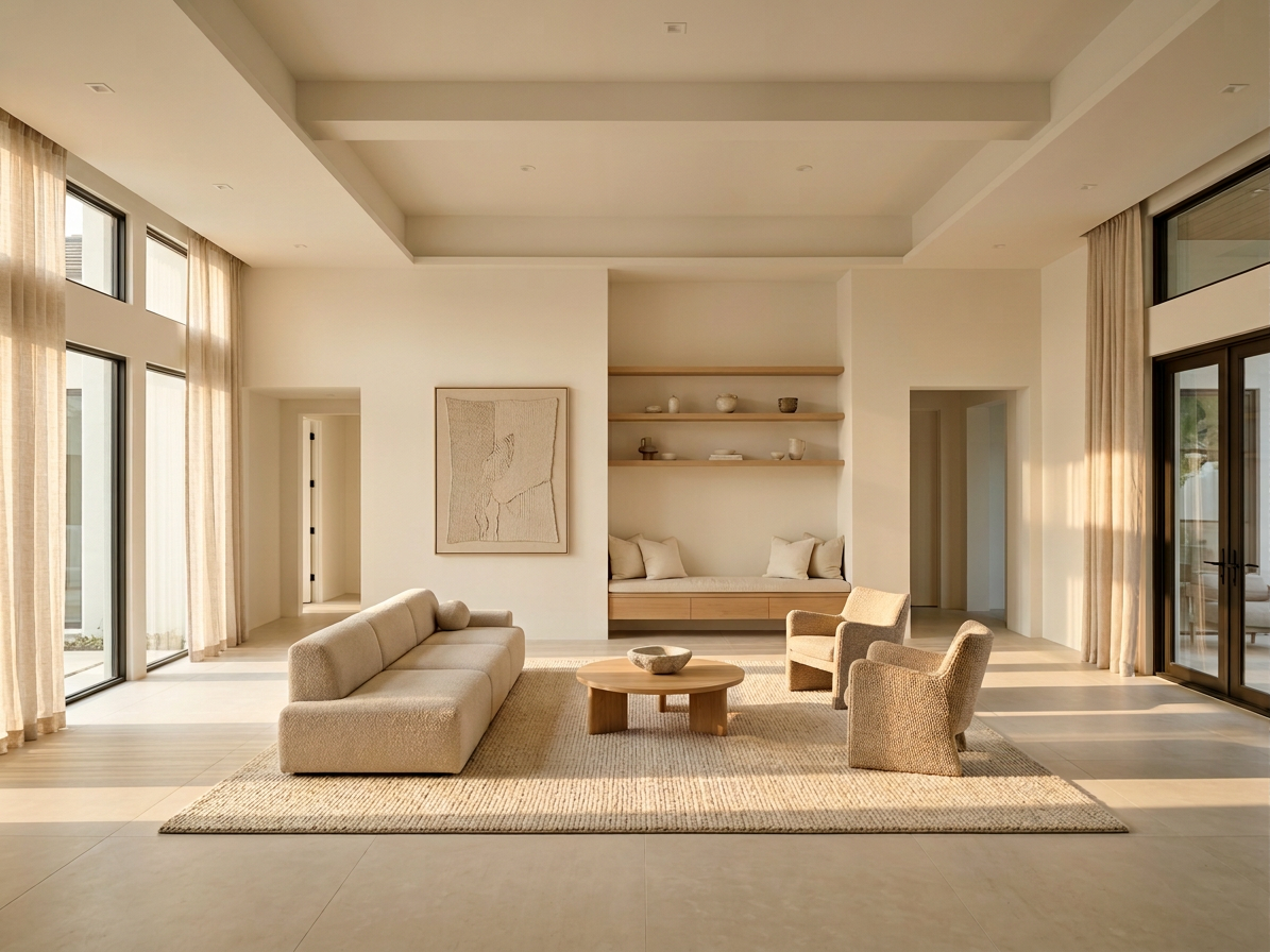 Minimalist Family Room