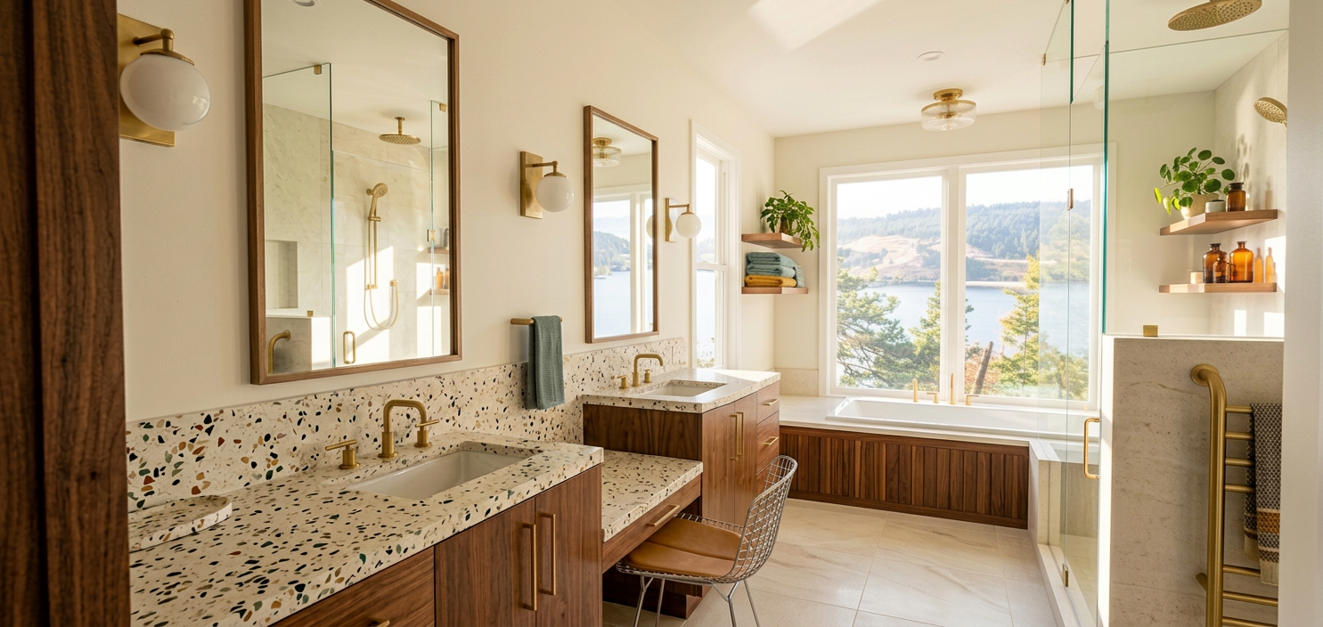 Mid Century Modern Bathroom