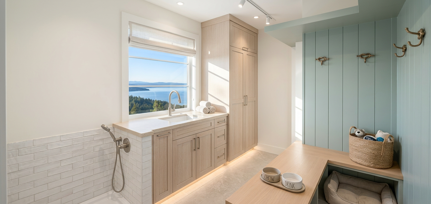 Coastal Modern Pet Room