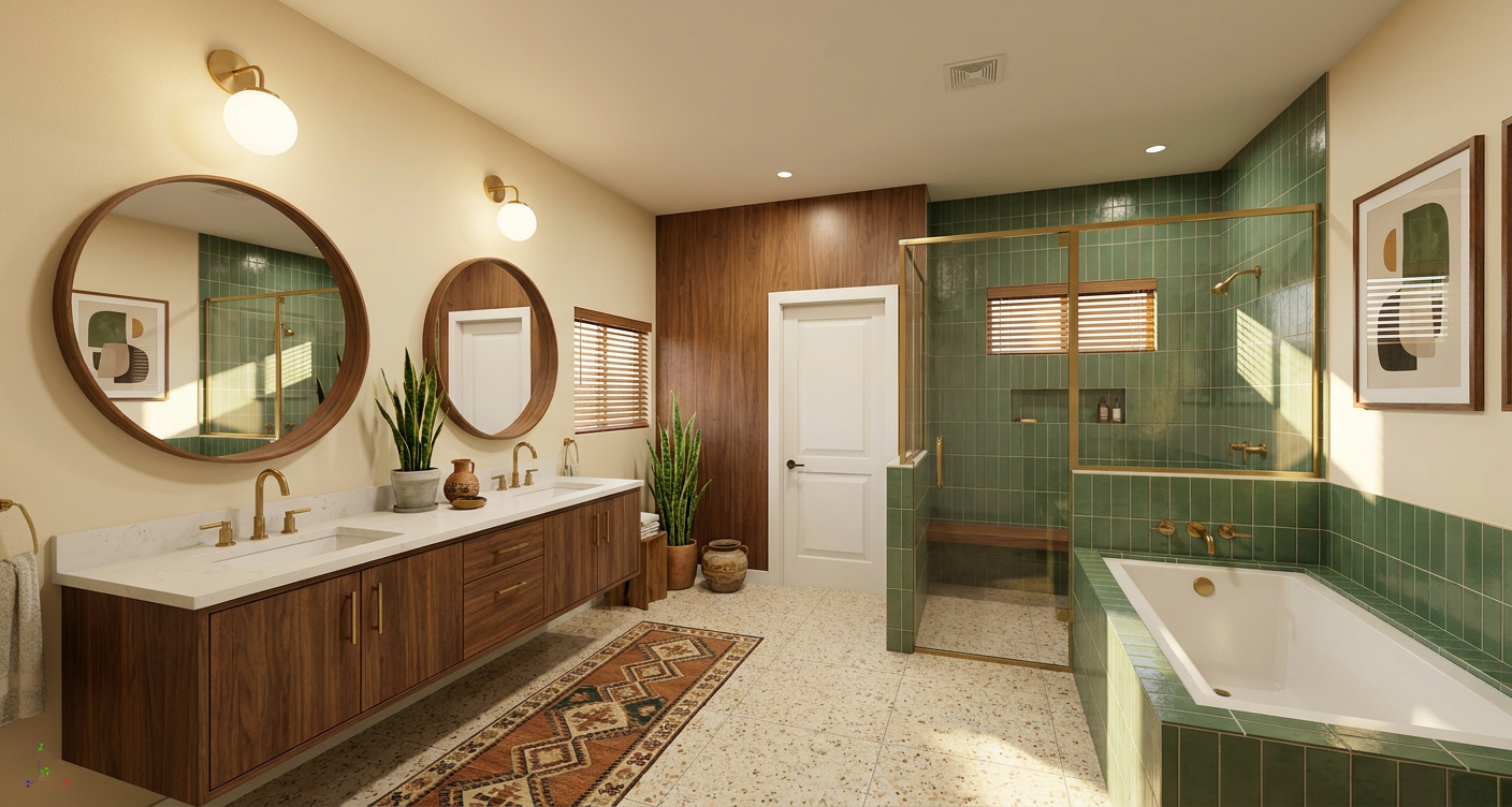 Mid Century Modern Bathroom