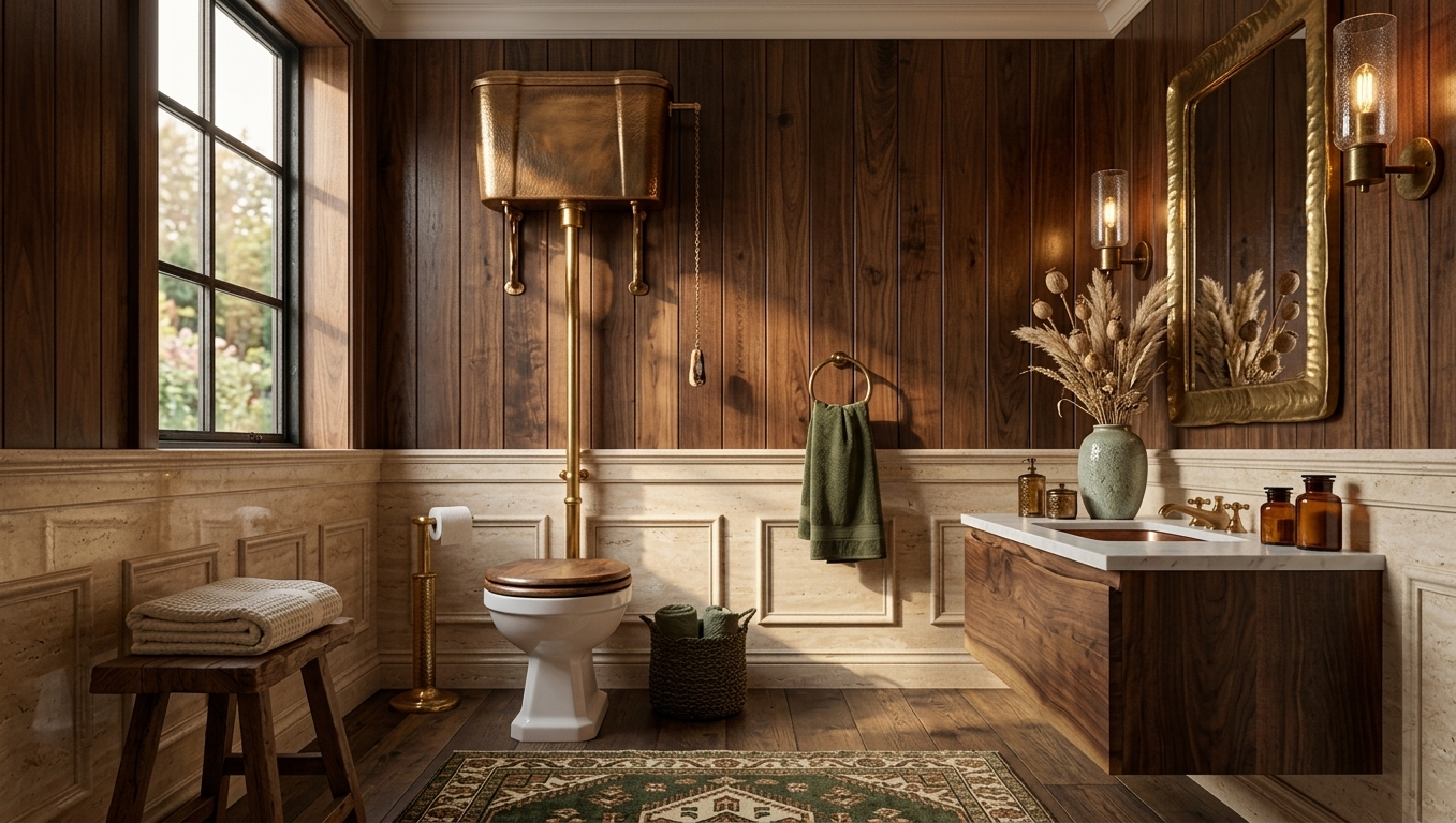 Contemporary Rustic Bathroom