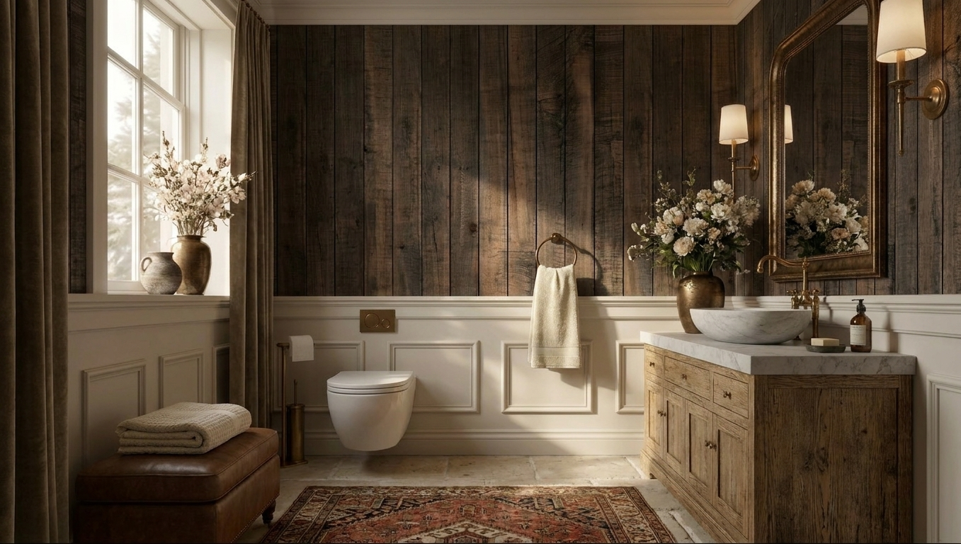 Contemporary Rustic Bathroom