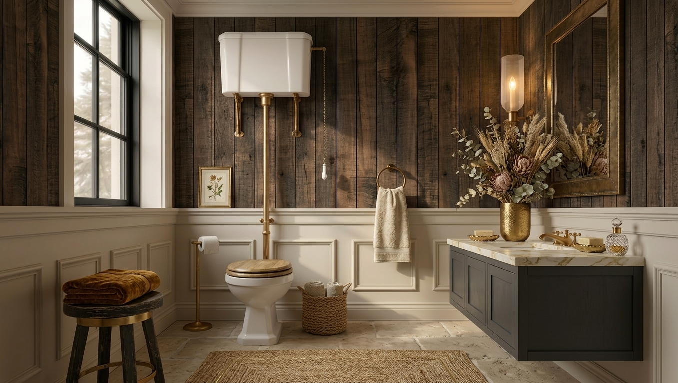 Contemporary Rustic Bathroom