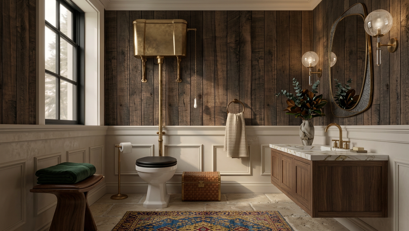 Contemporary Rustic Bathroom