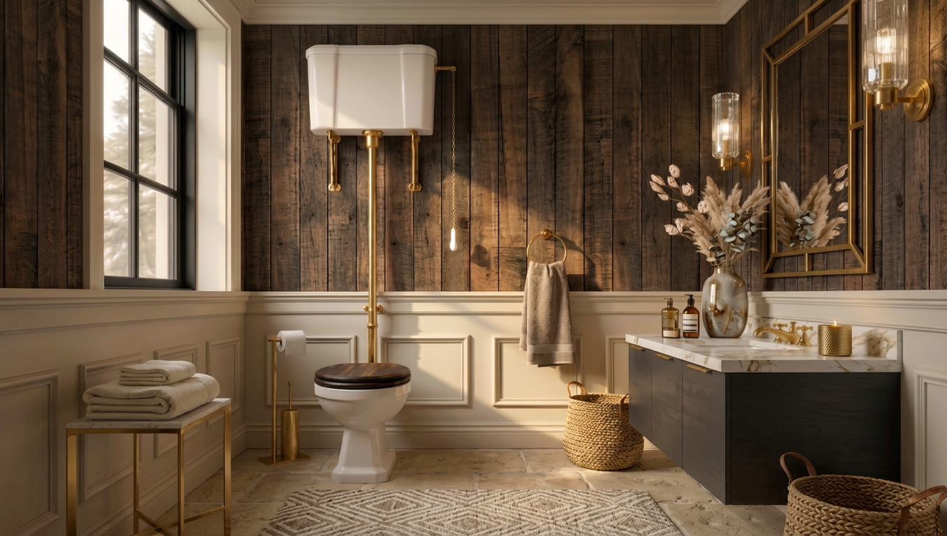 Contemporary Rustic Bathroom