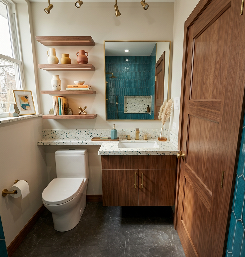 Mid Century Modern Bathroom