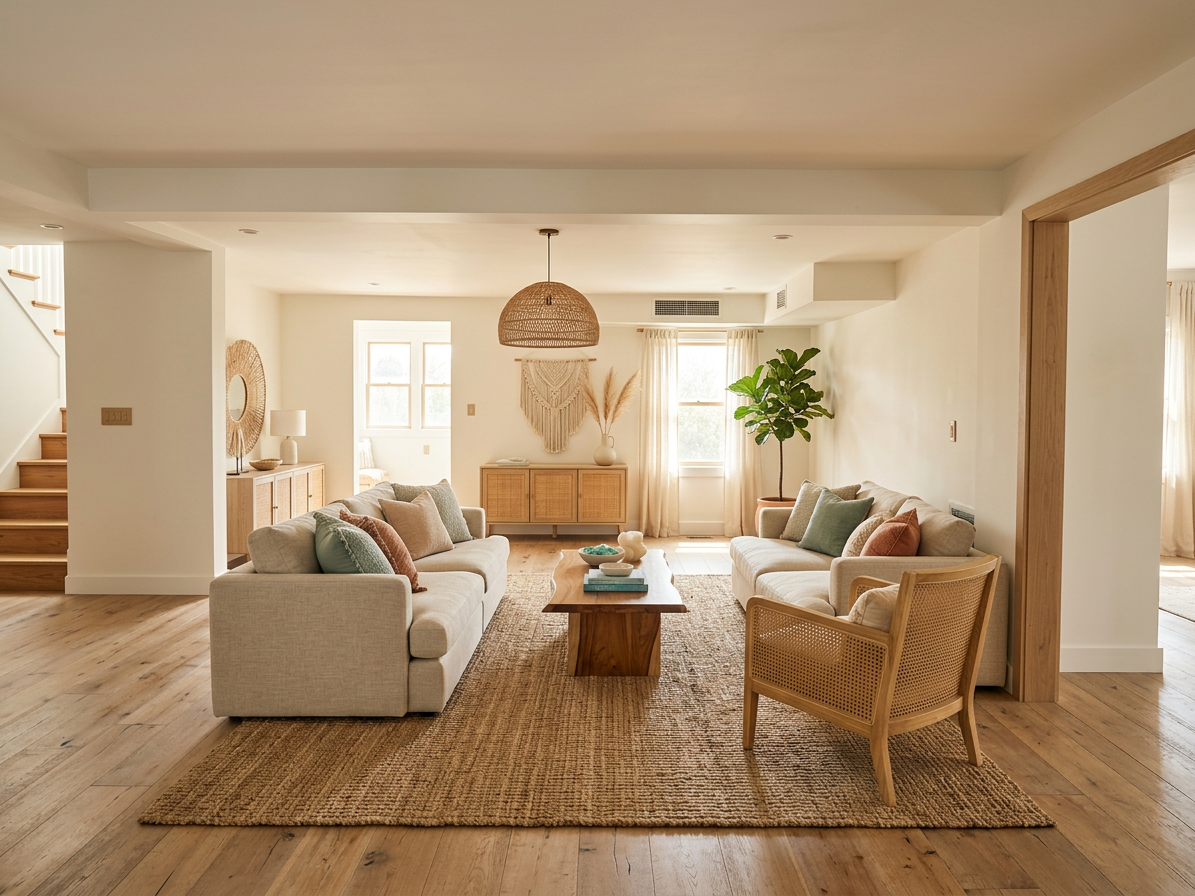 Coastal Bohemian Interior Design