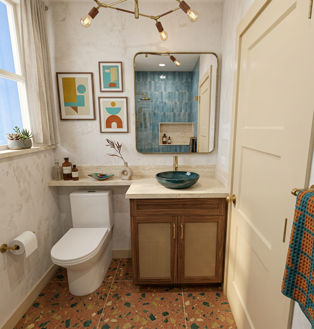 Mid Century Modern Bathroom