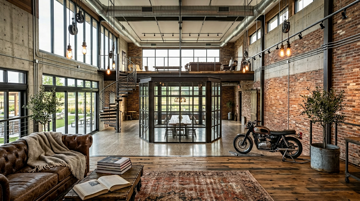 Int Industrial Interior Design