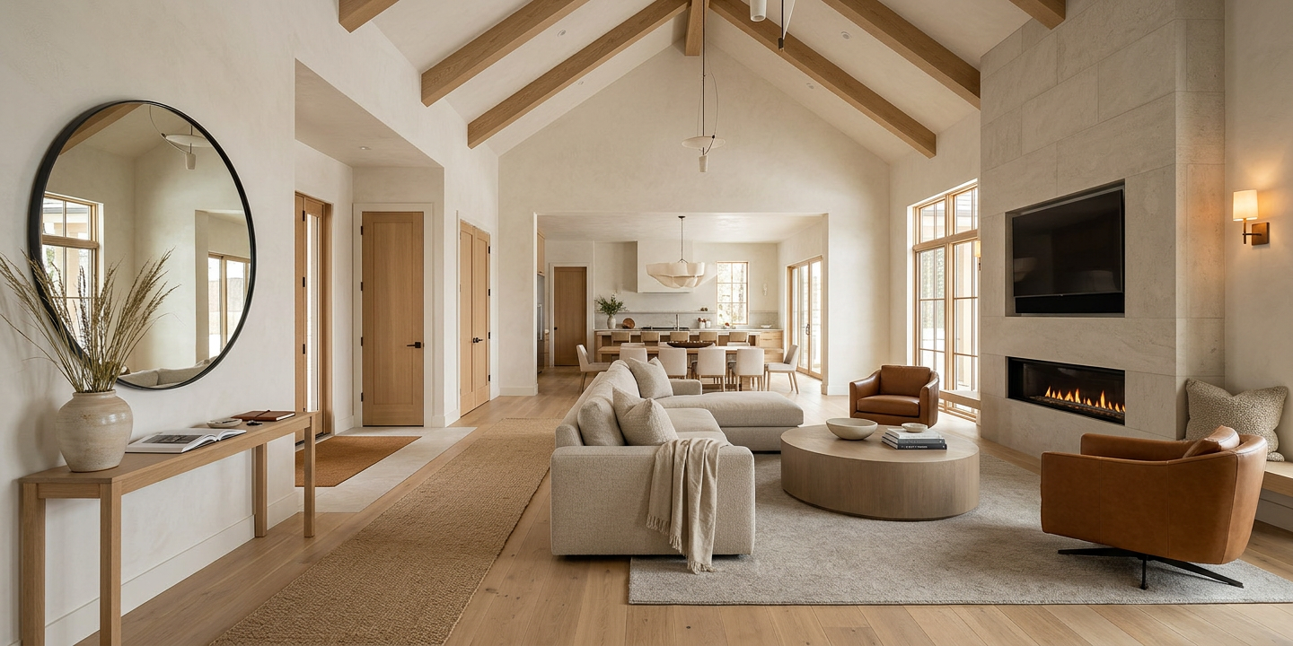 Int Warm Minimalism Interior Design