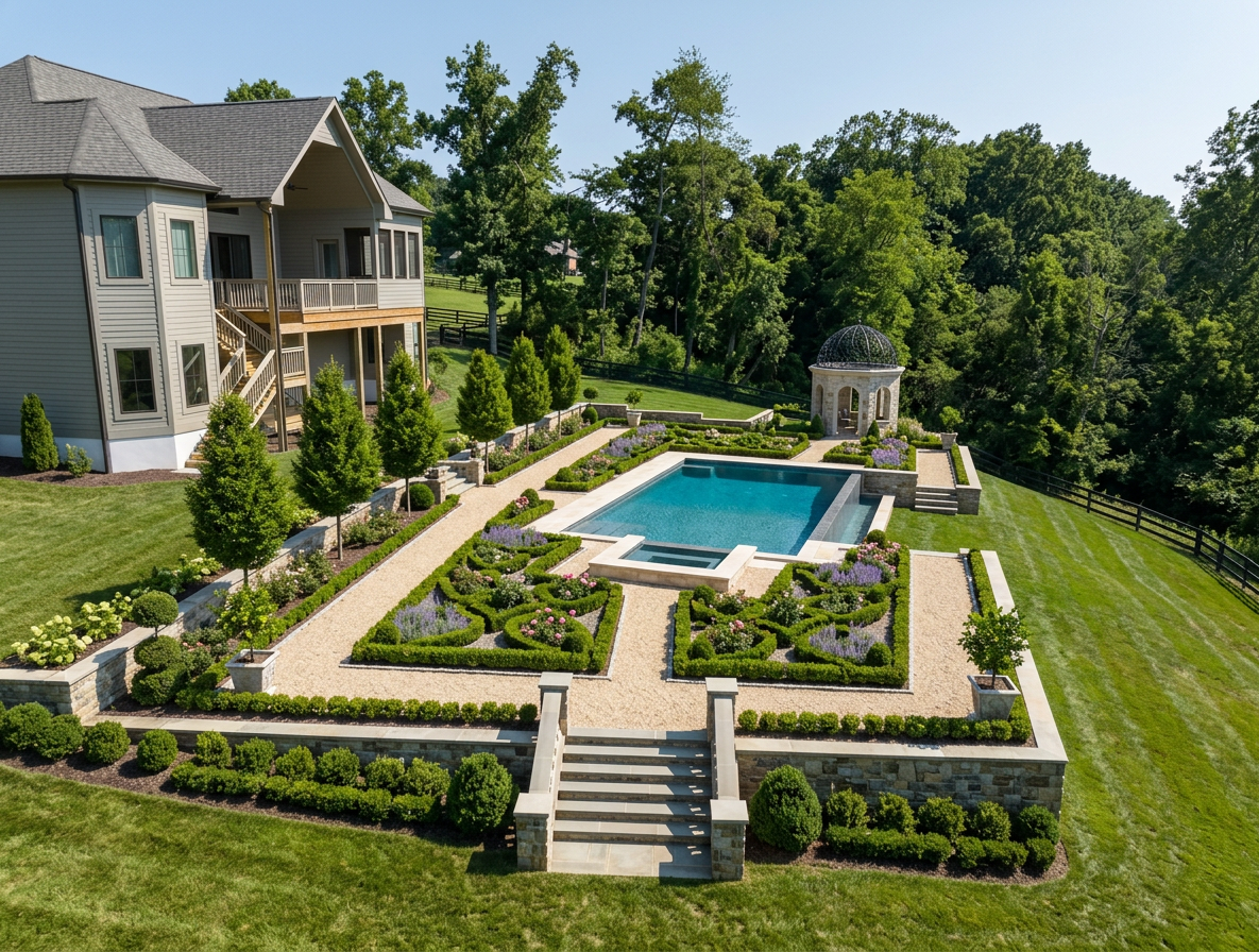 Ls French Formal Landscape Design