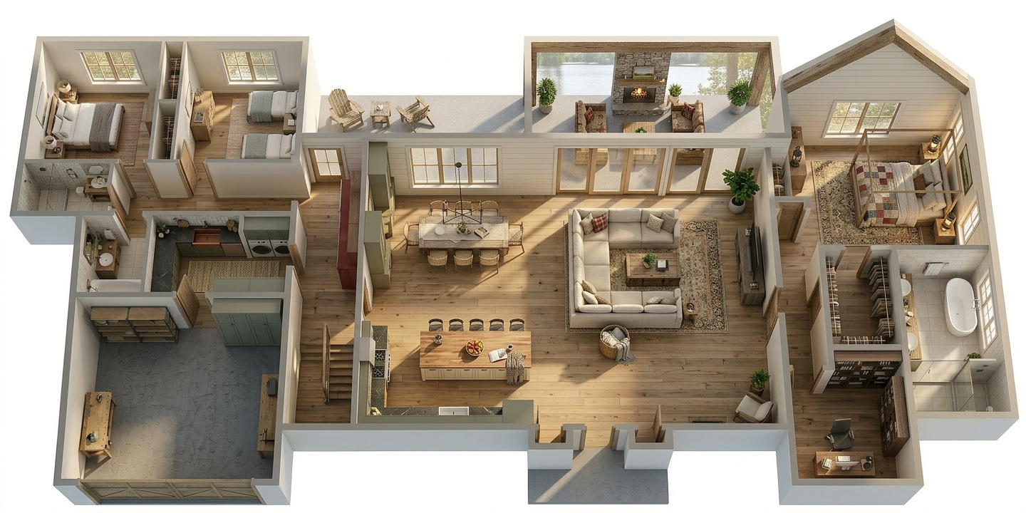 Int Farmhouse Interior Design