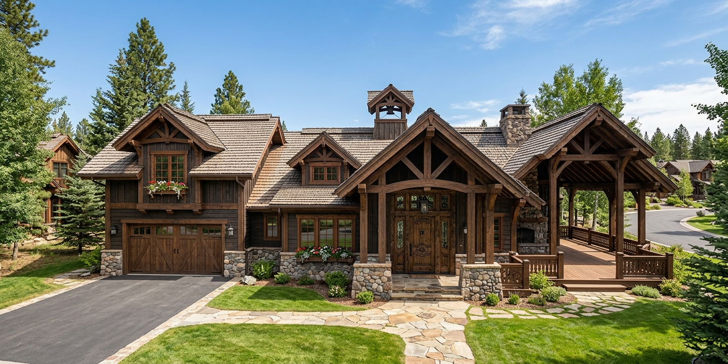 Alpine Chalet Exterior Design
