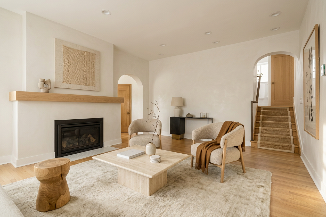 Int Warm Minimalism Interior Design