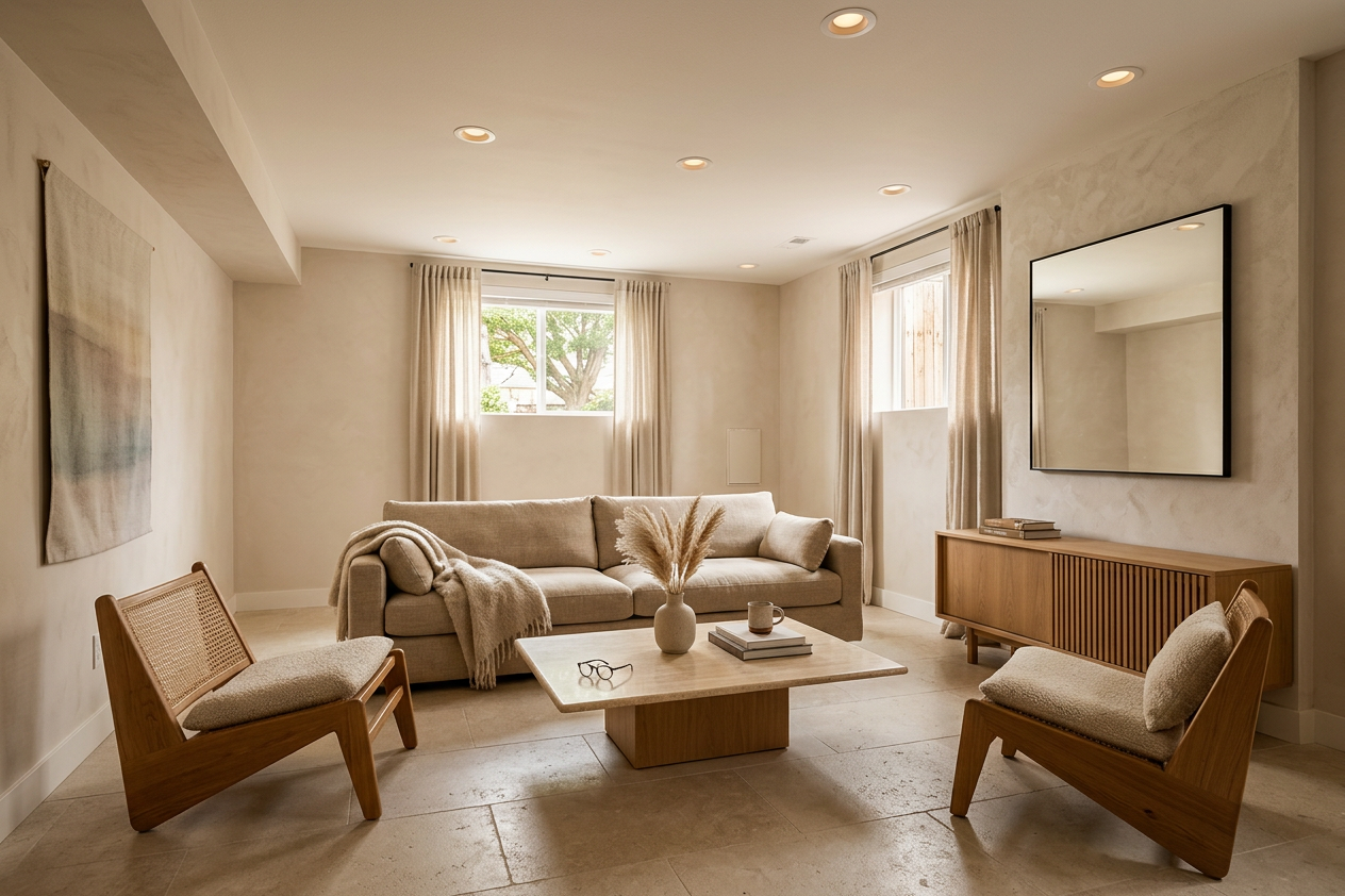 Int Warm Minimalism Interior Design