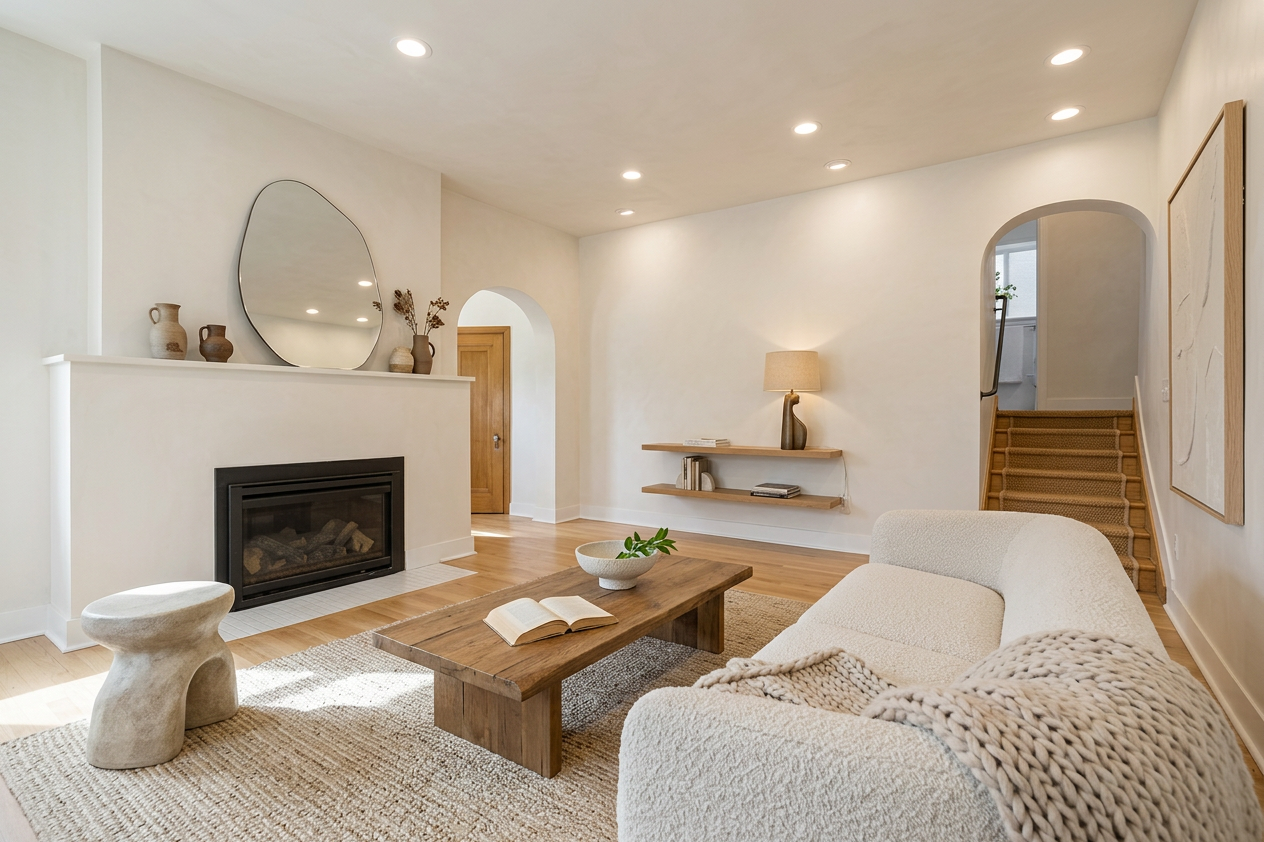Int Warm Minimalism Interior Design