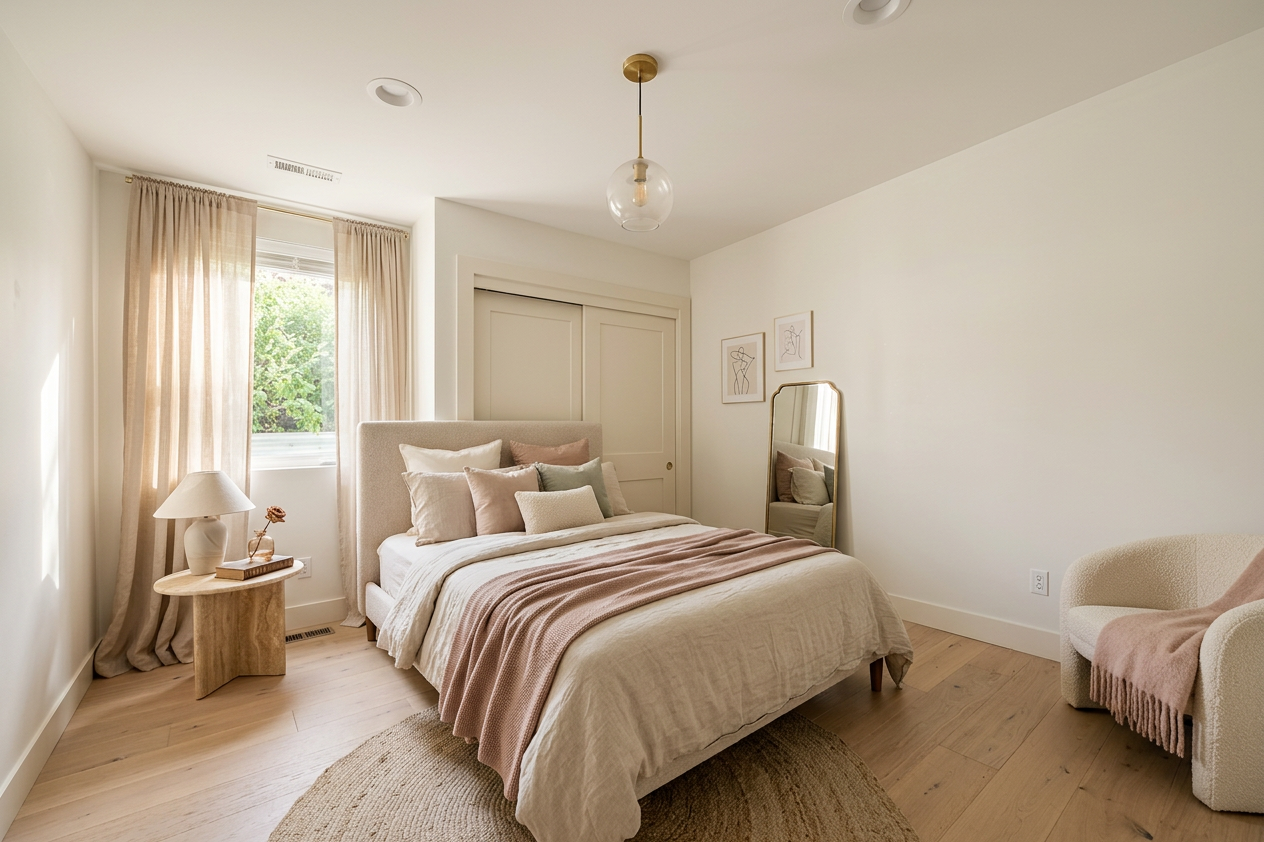 Int Romantic Minimal Interior Design