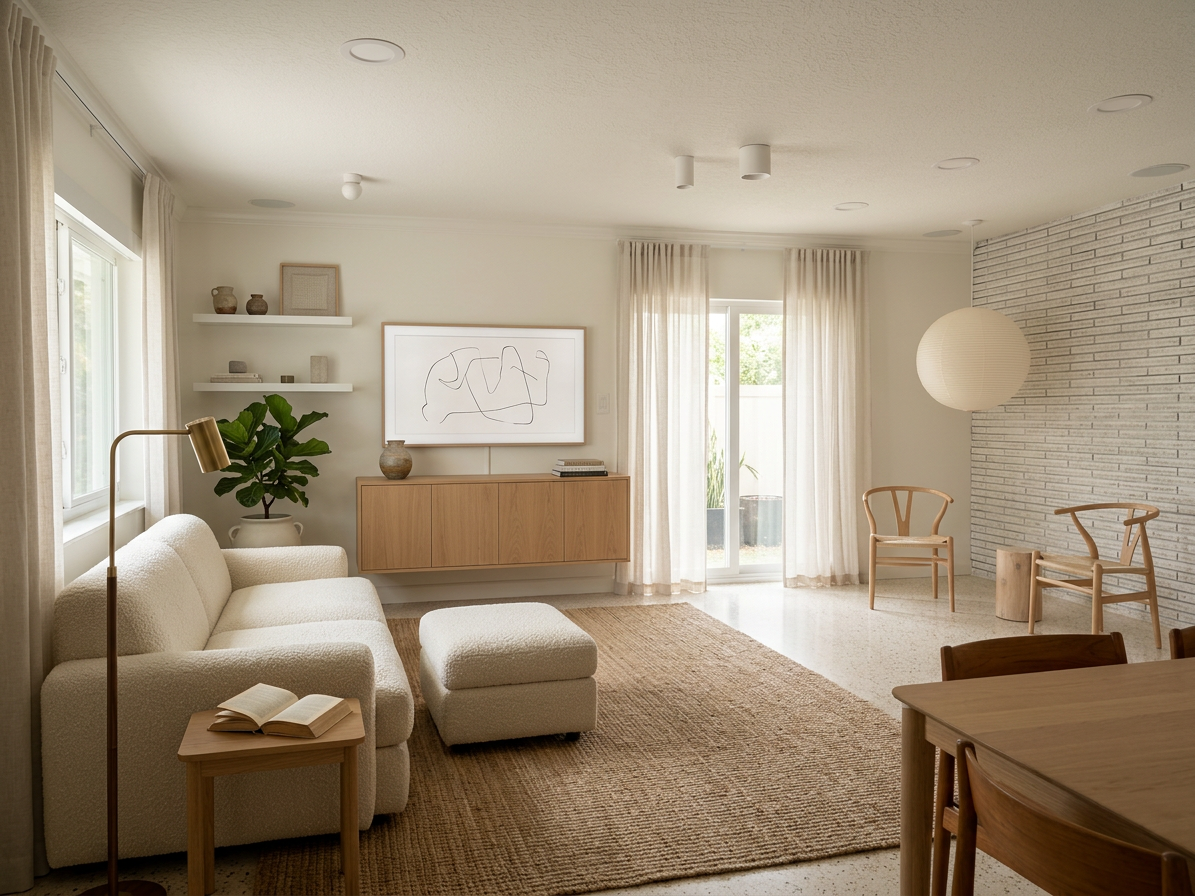 Int Warm Minimalism Interior Design